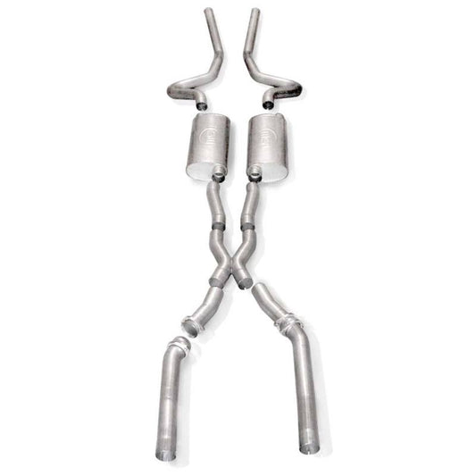 Stainless Works - Stainless Works Chevy Chevelle Small/Big Block 1968 - 72 Exhaust 3in System with X - pipe - Demon Performance