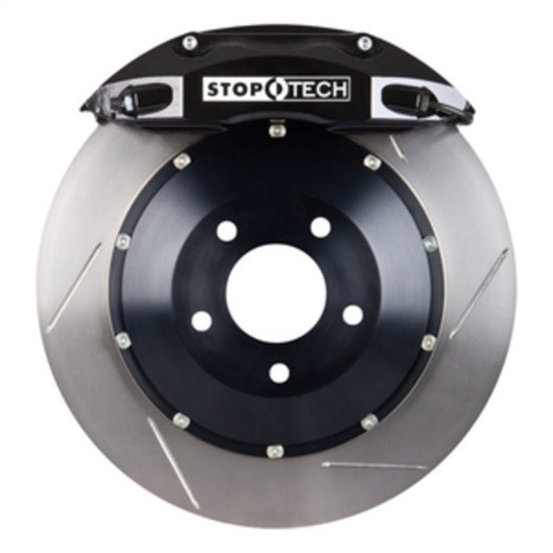 Stoptech - StopTech 02 - 04 Infiniti G35 / 03 - 08 Nissan 350Z Rear BBK w/Black ST - 41 Calipers Slotted 355x32 Rotor - Demon Performance