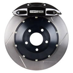 Stoptech - StopTech 02 - 04 Infiniti G35 / 03 - 08 Nissan 350Z Rear BBK w/Black ST - 41 Calipers Slotted 355x32 Rotor - Demon Performance