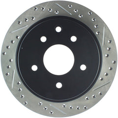 Stoptech - StopTech 03 - 05 350Z / 03 - 04 G35 / 03 - 05 G35X SportStop Slotted & Drilled Rear Left Rotor - Demon Performance