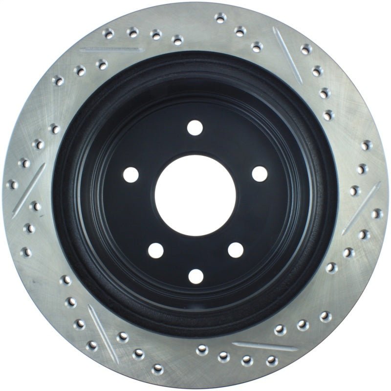 Stoptech - StopTech 03 - 05 350Z / 03 - 04 G35 / 03 - 05 G35X SportStop Slotted & Drilled Rear Right Rotor - Demon Performance