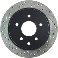 Stoptech - StopTech 03 - 05 350Z / 03 - 04 G35 / 03 - 05 G35X SportStop Slotted & Drilled Rear Right Rotor - Demon Performance