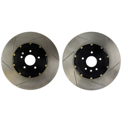 Stoptech - StopTech 03 - 06 Dodge Viper AeroRotor Direct Replacement 2 - piece Drilled Front Rotors (Pair) - Demon Performance