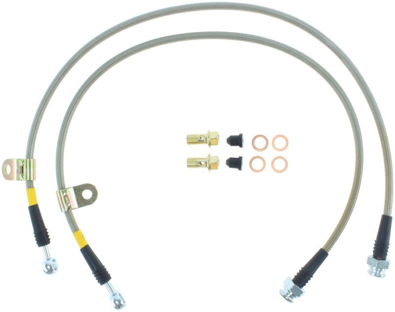 Stoptech - StopTech 03 - 07 350z/G35 Stainless Steel Front Brake Lines - Demon Performance