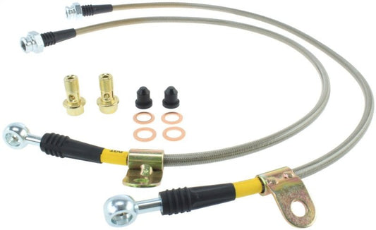 Stoptech - StopTech 03 - 07 350z/G35 Stainless Steel Front Brake Lines - Demon Performance
