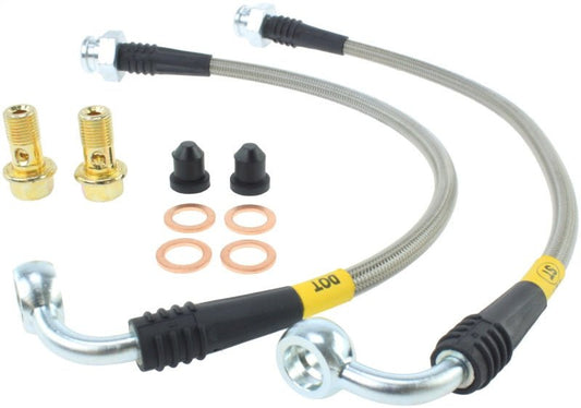 Stoptech - StopTech 03 - 07 350Z/G35 Stainless Steel Rear BBK Brake Lines - Demon Performance