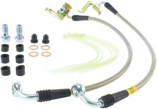 Stoptech - StopTech 03 - 08 Dodge Viper Stainless Steel Front Brake Line Kit - Demon Performance