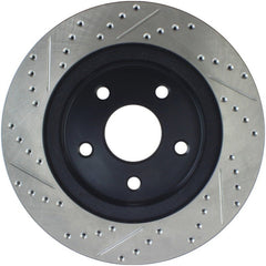 Stoptech - StopTech 04 - 06 Dodge Durango / 02 - 10 Ram 1500 (exc Mega Cab) Front Left Slotted & Drilled Rotor - Demon Performance