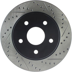 Stoptech - StopTech 04 - 06 Dodge Durango / 02 - 10 Ram 1500 (exc Mega Cab) Front Left Slotted & Drilled Rotor - Demon Performance