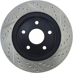 Stoptech - StopTech 04 - 06 Dodge Durango / 02 - 10 Ram 1500 (exc Mega Cab) Front Right Slotted & Drilled Rotor - Demon Performance
