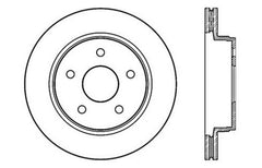 Stoptech - StopTech 04 - 06 Dodge Durango / 02 - 10 Ram 1500 (exc Mega Cab) Front Right Slotted & Drilled Rotor - Demon Performance