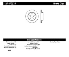 Stoptech - StopTech 04 - 06 Dodge Durango / 02 - 10 Ram 1500 (exc Mega Cab) Front Right Slotted & Drilled Rotor - Demon Performance