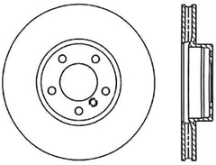 Stoptech - StopTech 04 - 12 Volkswagen Touareg Drilled Left Front Premium Brake Rotor - Demon Performance