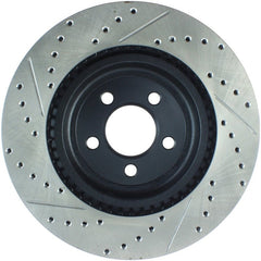 Stoptech - StopTech 05 - 09 Chrysler 300 (5.7L V8 exc SRT - 8) Front Left Slotted & Drilled Rotor - Demon Performance