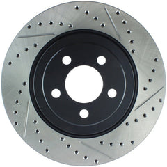 Stoptech - StopTech 05 - 09 Chrysler 300 (5.7L V8 exc SRT - 8) Front Left Slotted & Drilled Rotor - Demon Performance