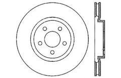 Stoptech - StopTech 05 - 09 Chrysler 300 (5.7L V8 exc SRT - 8) Front Right Slotted & Drilled Rotor - Demon Performance