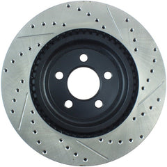 Stoptech - StopTech 05 - 09 Chrysler 300 (5.7L V8 exc SRT - 8) Front Right Slotted & Drilled Rotor - Demon Performance