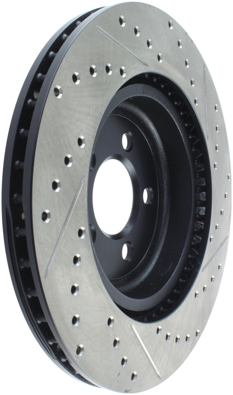 Stoptech - StopTech 05 - 09 Chrysler 300 (5.7L V8 exc SRT - 8) Front Right Slotted & Drilled Rotor - Demon Performance