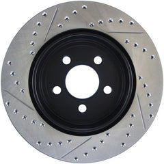 Stoptech - StopTech 05 - 09 Chrysler 300 (5.7L V8 exc SRT - 8) Rear Left Slotted & Drilled Rotor - Demon Performance