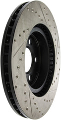 Stoptech - StopTech 05 - 13 Chrysler300/300C / 09 - 12 Dodge Challenger Front Right Drilled & Slotted Rotor - Demon Performance