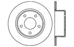 Stoptech - StopTech 05 - 13 Chrysler300/300C / 09 - 12 Dodge Challenger Rear Left Drilled & Slotted Rotor - Demon Performance