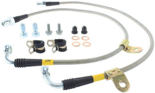 Stoptech - StopTech 05 Chrysler 300C 5.7L V8 w/ Vented Rear Disc Stainless Steel Front Brake Lines - Demon Performance
