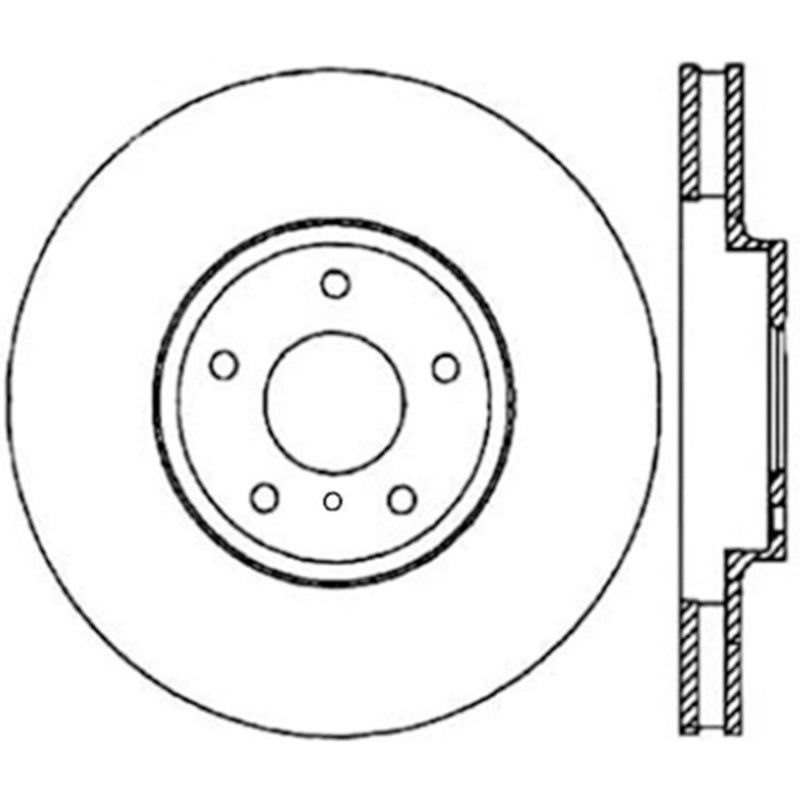 Stoptech - Stoptech 06 - 07 350Z / 05 - 07 G35 / 06 - 07 G35X Front CRYO - STOP Rotor - Demon Performance
