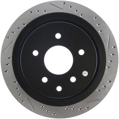 Stoptech - StopTech 06 - 07 350Z / 05 - 07 G35 / 06 - 07 G35X SportStop Slotted & Drilled Rear Left Rotor - Demon Performance