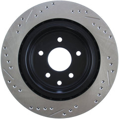Stoptech - StopTech 06 - 07 350Z / 05 - 07 G35 / 06 - 07 G35X SportStop Slotted & Drilled Rear Left Rotor - Demon Performance