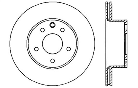Stoptech - StopTech 06 - 07 350Z / 05 - 07 G35 / 06 - 07 G35X SportStop Slotted & Drilled Rear Right Rotor - Demon Performance
