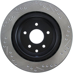 Stoptech - StopTech 06 - 07 350Z / 05 - 07 G35 / 06 - 07 G35X SportStop Slotted & Drilled Rear Right Rotor - Demon Performance