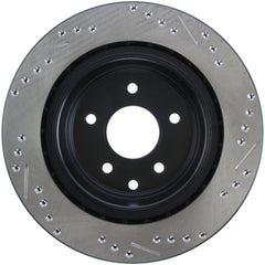 Stoptech - StopTech 06 - 07 350Z / 05 - 07 G35 / 06 - 07 G35X SportStop Slotted & Drilled Rear Right Rotor - Demon Performance