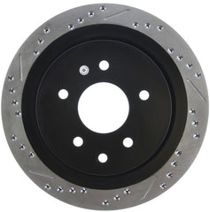 Stoptech - StopTech 06 - 07 350Z / 05 - 07 G35 / 06 - 07 G35X SportStop Slotted & Drilled Rear Right Rotor - Demon Performance