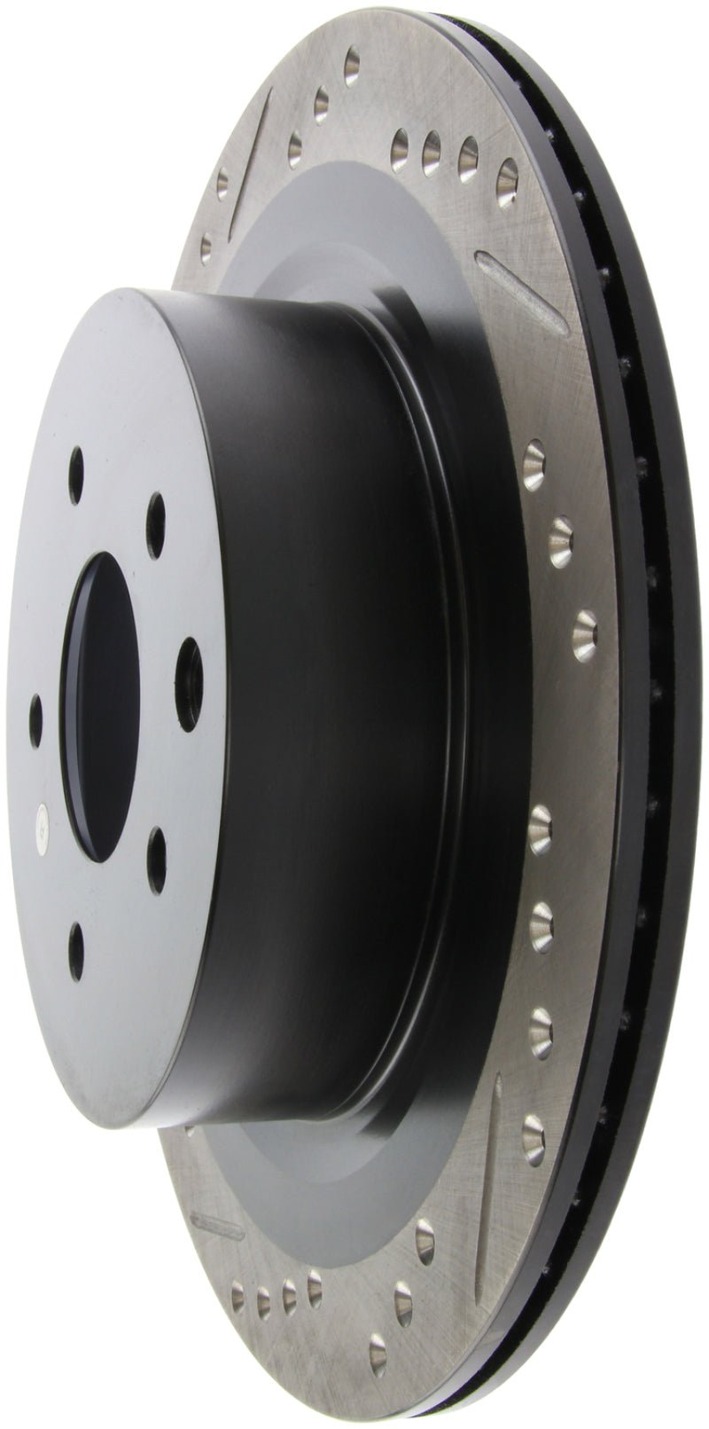 Stoptech - StopTech 06 - 07 350Z / 05 - 07 G35 / 06 - 07 G35X SportStop Slotted & Drilled Rear Right Rotor - Demon Performance