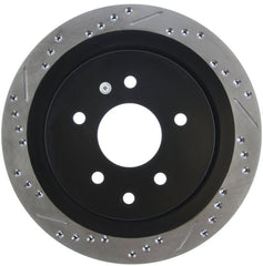 Stoptech - StopTech 06 - 07 350Z / 05 - 07 G35 / 06 - 07 G35X SportStop Slotted & Drilled Rear Right Rotor - Demon Performance