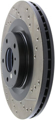 Stoptech - StopTech 06 - 07 350Z / 05 - 07 G35 exp Sport/ 06 - 07 G35X SportStop Slotted & Drilled Front Left Rotor - Demon Performance