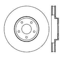 Stoptech - StopTech 06 - 07 350Z / 05 - 07 G35 exp Sport/ 06 - 07 G35X SportStop Slotted & Drilled Front Right Rotor - Demon Performance