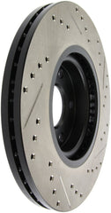 Stoptech - StopTech 06 - 07 350Z / 05 - 07 G35 exp Sport/ 06 - 07 G35X SportStop Slotted & Drilled Front Right Rotor - Demon Performance