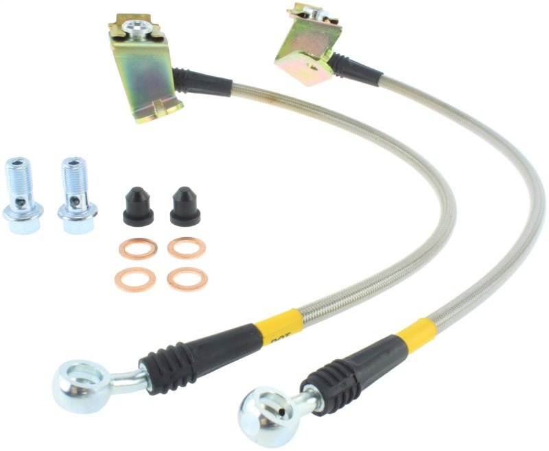 Stoptech - StopTech 06 - 07 Chrysler 300C SRT - 8 Stainless Steel Rear Brake Lines - Demon Performance