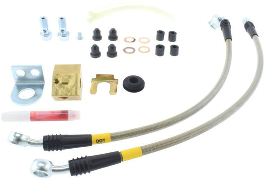 Stoptech - StopTech 06 - 10 Jeep Grand Cherokee (all) Stainless Steel Rear Brake Lines - Demon Performance
