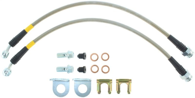 Stoptech - StopTech 06 - 14 Jeep Grand Cherokee SRT8 Stainless Steel Front Brake Lines - Demon Performance