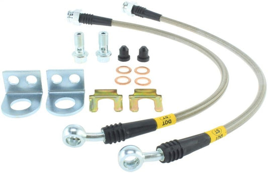 Stoptech - StopTech 06 - 14 Jeep Grand Cherokee SRT8 Stainless Steel Front Brake Lines - Demon Performance