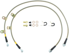 Stoptech - StopTech 07 - 08 Infiniti G35 / 09 G37 / 09 Nissan 370Z Front Stainless Steel Brake Lines - Demon Performance