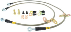 Stoptech - StopTech 07 - 08 Infiniti G35 / 09 G37 / 09 Nissan 370Z Front Stainless Steel Brake Lines - Demon Performance