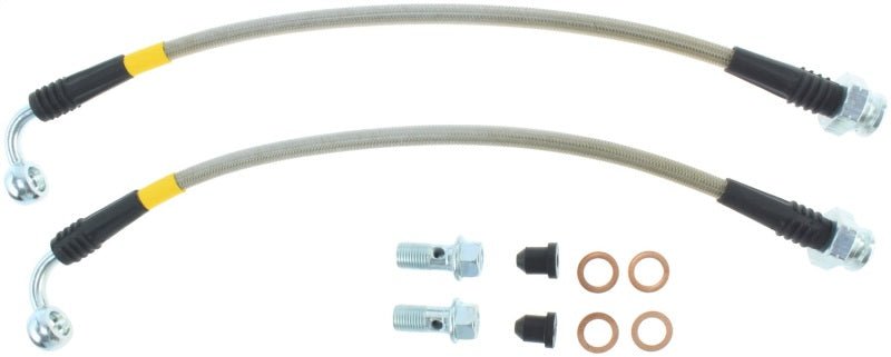 Stoptech - StopTech 07 - 08 Infiniti G35 Rear Stainless Steel Brake Lines - Demon Performance