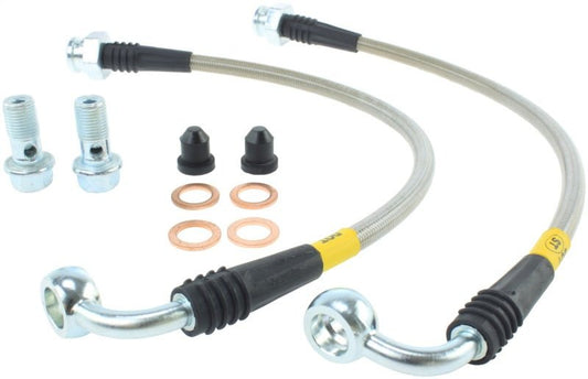 Stoptech - StopTech 07 - 08 Infiniti G35 Rear Stainless Steel Brake Lines - Demon Performance