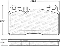 Stoptech - StopTech 07 - 15 Audi Q7 Street Performance Front Brake Pads - Demon Performance