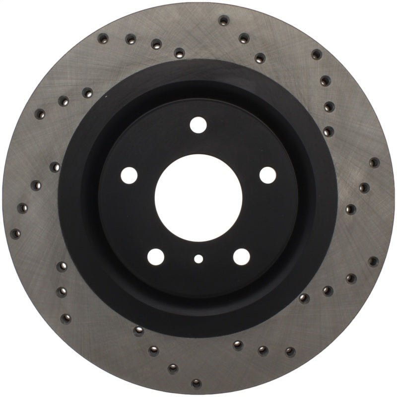 Stoptech - StopTech 08 - 09 Infiniti EX35 / 05 - 08 G35 / 09 G37 / 06 - 09 M35/M45 Drilled Left Front Rotor - Demon Performance