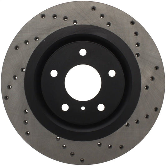 Stoptech - StopTech 08 - 09 Infiniti EX35 / 05 - 08 G35 / 09 G37 / 06 - 09 M35/M45 Drilled Left Front Rotor - Demon Performance