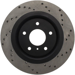 Stoptech - StopTech 08 - 09 Infiniti EX35 / 05 - 08 G35 / 09 G37 / 06 - 09 M35/M45 Drilled Left Front Rotor - Demon Performance
